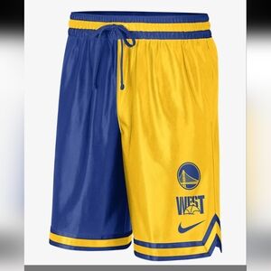 Golden State Warriors Courtside Men's Nike Dri-FIT NBA Graphic Shorts Large NWT